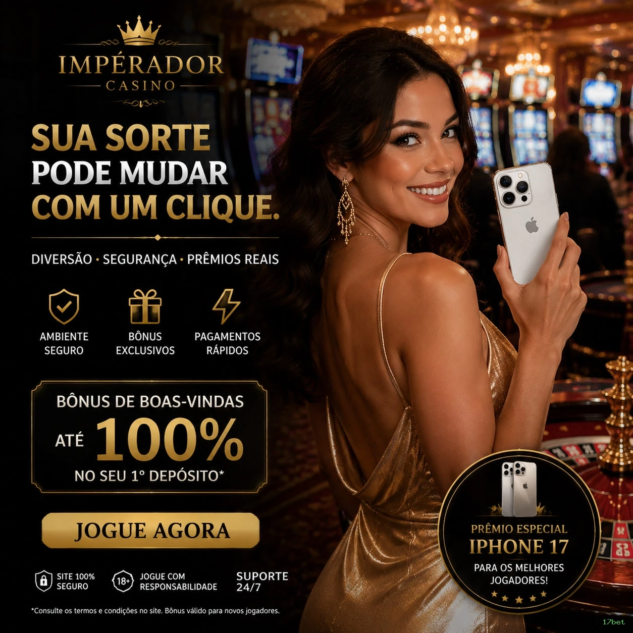 Bônus e prêmios 17bet